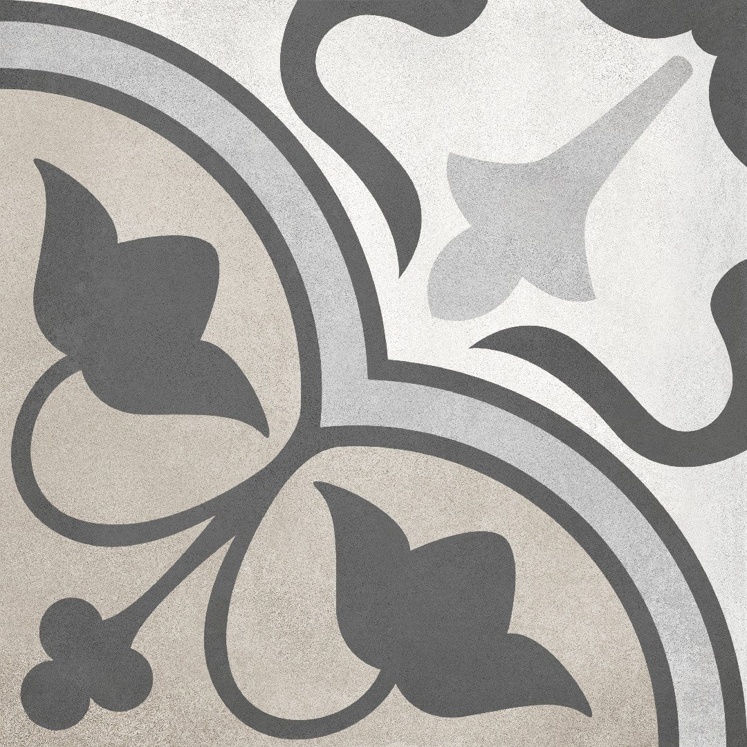 Crossville 8" x 8" Form Matte Porcelain Clover Deco Tile