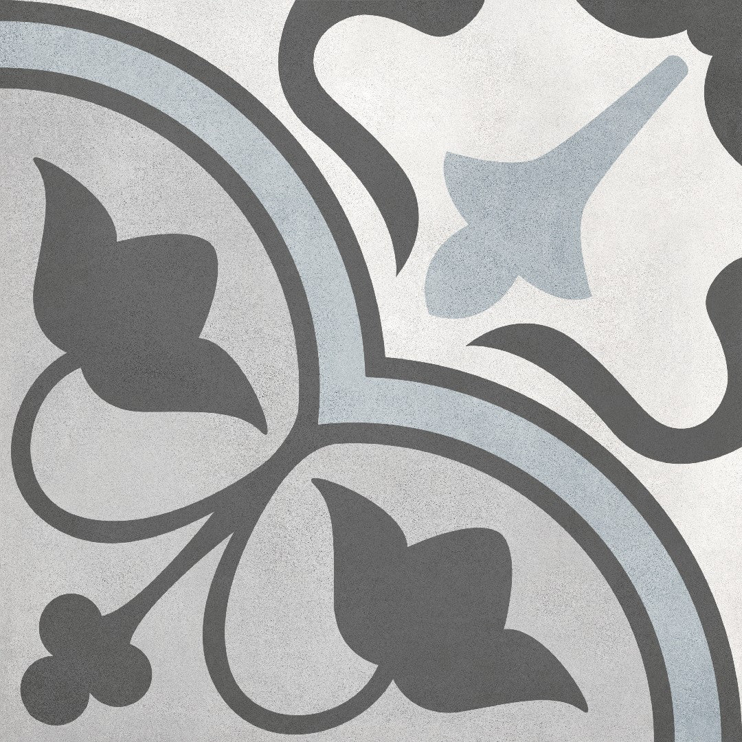 Crossville 8" x 8" Form Matte Porcelain Clover Deco Tile