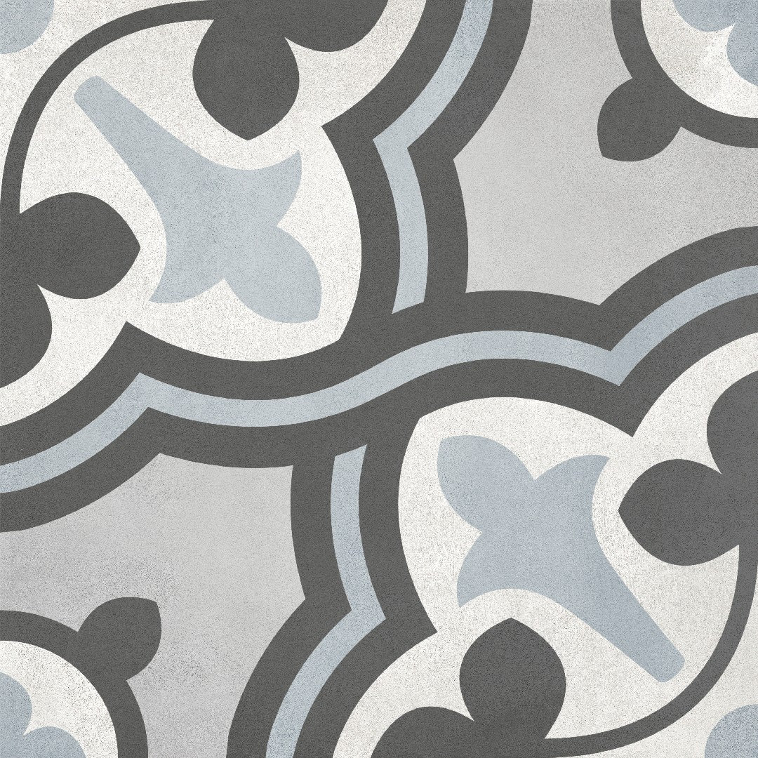 Crossville 8" x 8" Form Matte Porcelain Baroque Deco Tile