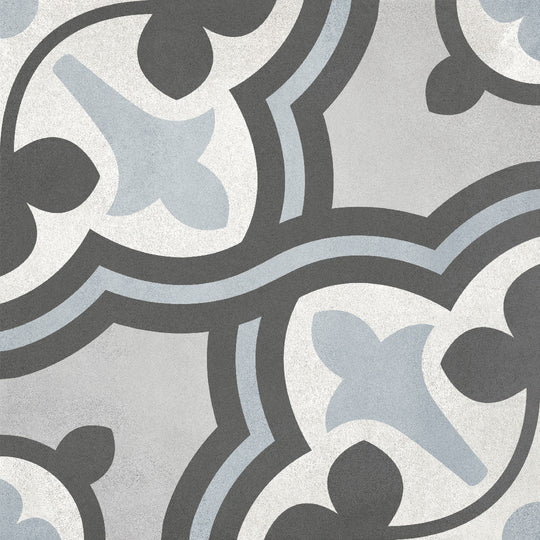 Crossville 8" x 8" Form Matte Porcelain Baroque Deco Tile