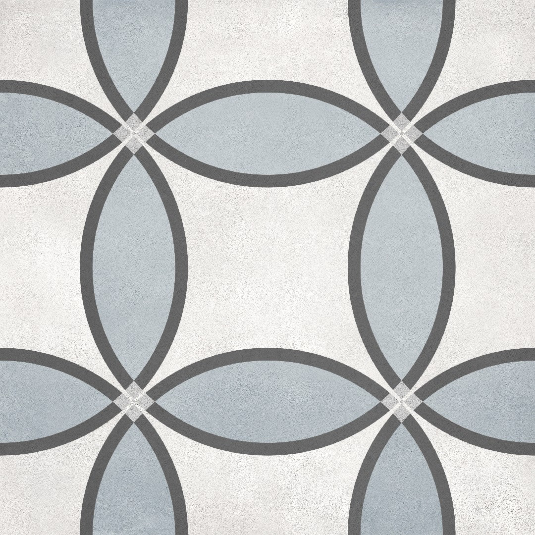Crossville 8" x 8" Form Matte Porcelain Zenith Deco Tile