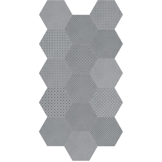 Crossville-Studios-8.5-x-10-Tapestri-Matte-Hexagon-Deco-Porcelain-Tile-Cashmere-Blend