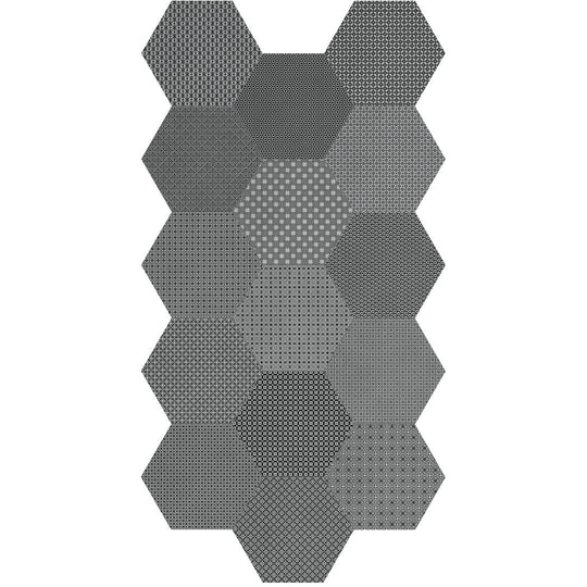 Crossville-Studios-8.5-x-10-Tapestri-Matte-Hexagon-Deco-Porcelain-Tile-Silk-Blend
