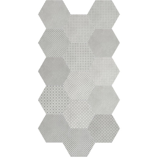Crossville-Studios-8.5-x-10-Tapestri-Matte-Hexagon-Deco-Porcelain-Tile-Wool-Blend