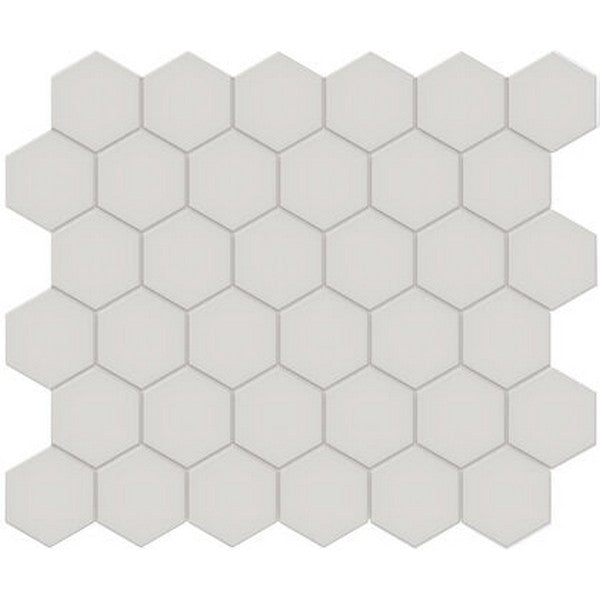 Crossville Studios 11" x 12" Soho Unglazed Matte 2" Hexagon Porcelain Mosaic