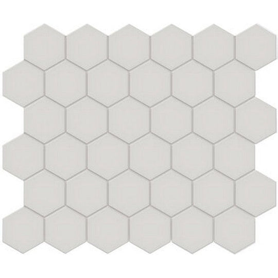 Crossville Studios 11" x 12" Soho Unglazed Matte 2" Hexagon Porcelain Mosaic