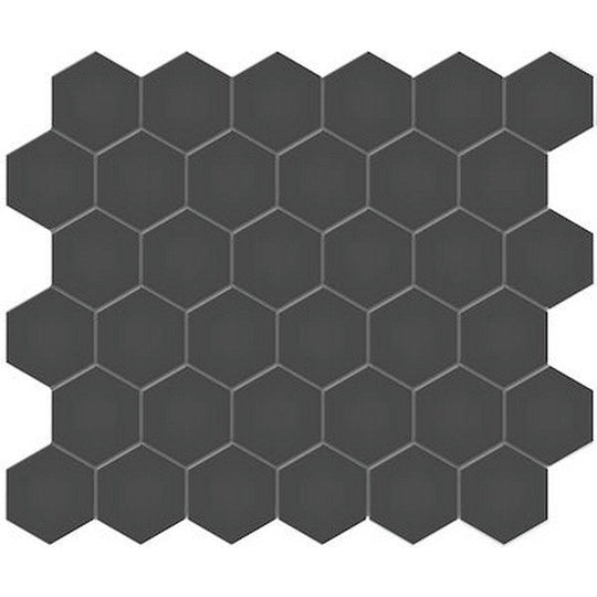 Crossville Studios 11" x 12" Soho Unglazed Matte 2" Hexagon Porcelain Mosaic