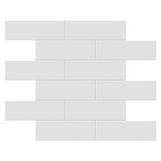 Crossville Studios 11.65" x 11.73" Soho Glazed Glossy 2x6" Brick Porcelain Mosaic