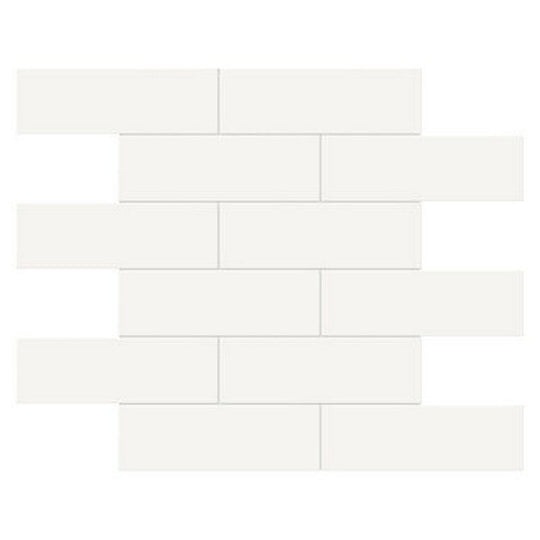 Crossville Studios 11.65" x 11.73" Soho Glazed Matte 2x6" Brick Porcelain Mosaic