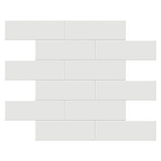 Crossville Studios 11.65" x 11.73" Soho Glazed Matte 2x6" Brick Porcelain Mosaic