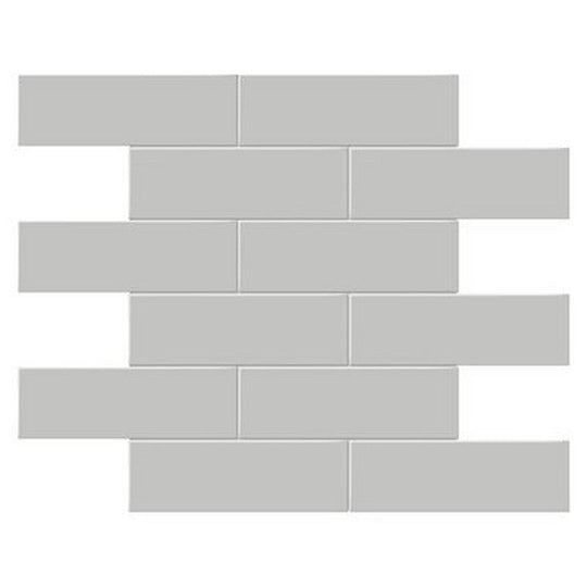 Crossville Studios 11.65" x 11.73" Soho Glazed Matte 2x6" Brick Porcelain Mosaic