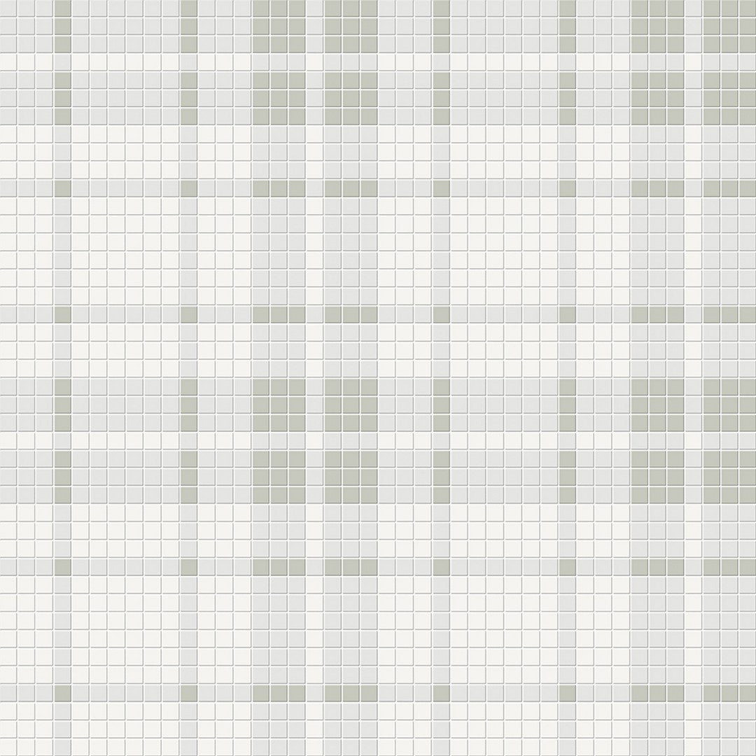 Crossville-Studios-12-x-12-Soho-Patterned-Matte-Plaid-Porcelain-Mosaic-Morning-Blend