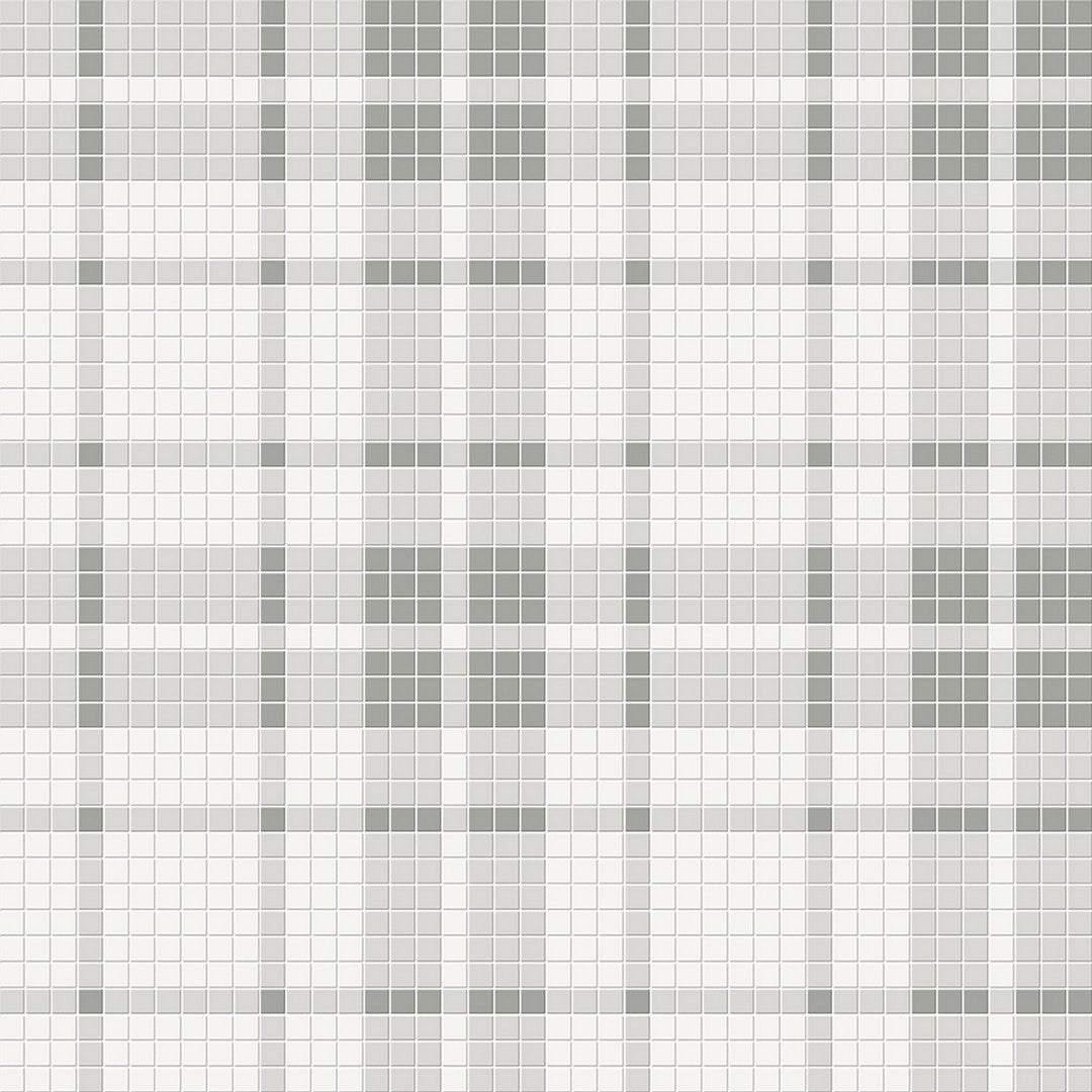 Crossville-Studios-12-x-12-Soho-Patterned-Matte-Plaid-Porcelain-Mosaic-Evening-Blend