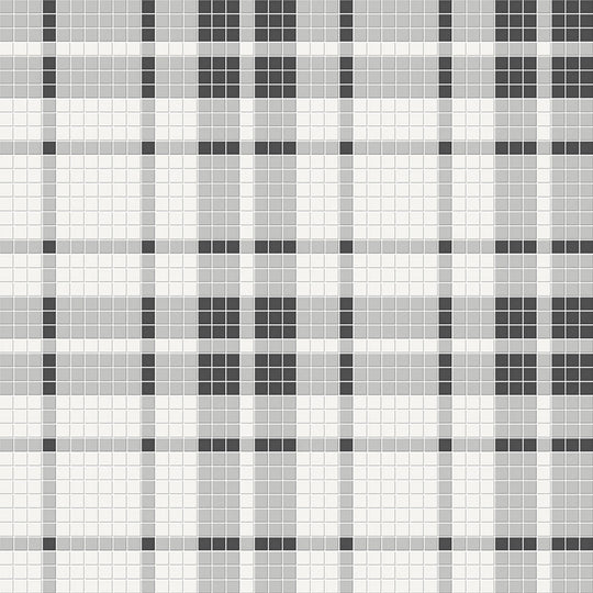 Crossville-Studios-12-x-12-Soho-Patterned-Matte-Plaid-Porcelain-Mosaic-Midnight-Blend