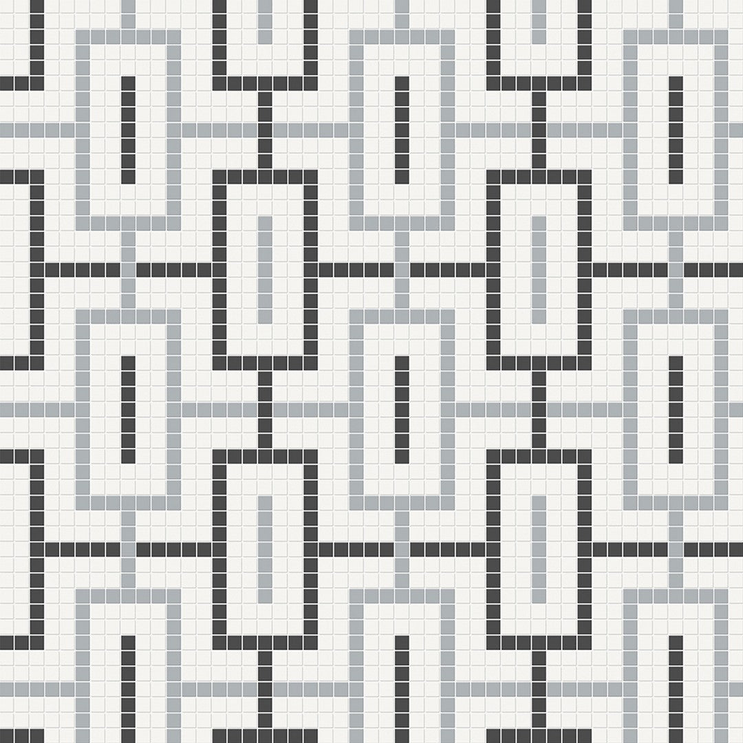 Crossville-Studios-12-x-12-Soho-Patterned-Matte-Chain-Porcelain-Mosaic-Dawn-Blend