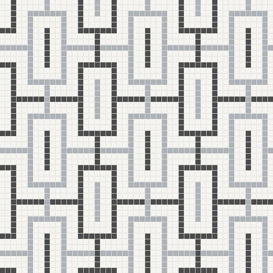 Crossville-Studios-12-x-12-Soho-Patterned-Matte-Chain-Porcelain-Mosaic-Dawn-Blend