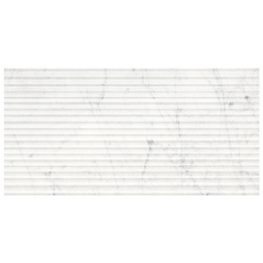 Anatolia 12" x 24" Natural Stone Honed Marble Curva Tile