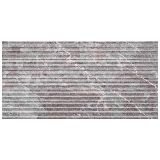 Anatolia 12" x 24" Natural Stone Honed Marble Curva Tile