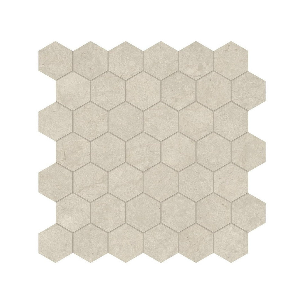 Anatolia 12" x 12" Natural Stone Honed Limestone 2" Hexagon Mosaic
