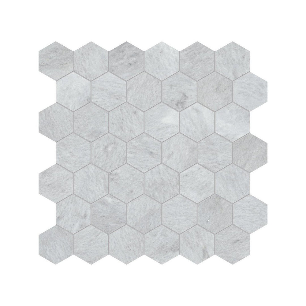 Anatolia 12" x 12" Natural Stone Honed Marble 2" Hexagon Mosaic