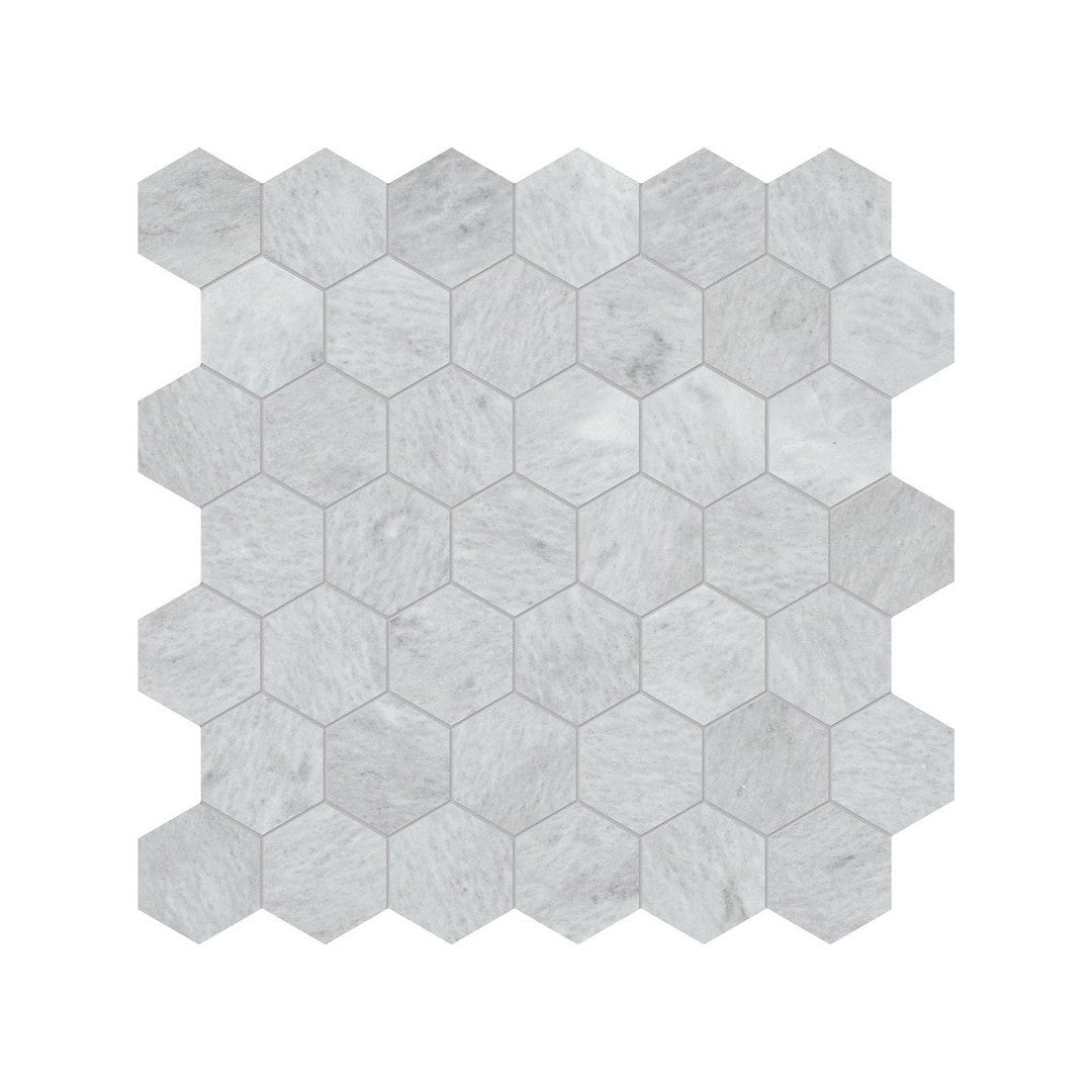Anatolia 12" x 12" Natural Stone Honed Marble 2" Hexagon Mosaic