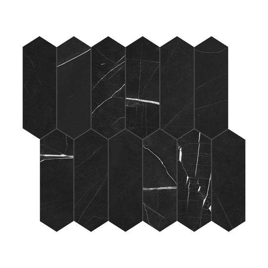 Anatolia 11" x 12" Natural Stone Polished Marble 2x6" Picket Mosaic