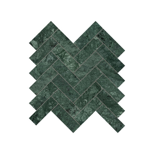 Anatolia 11" x 12" Natural Stone Polished Marble 1.25x4" Herringbone Mosaic