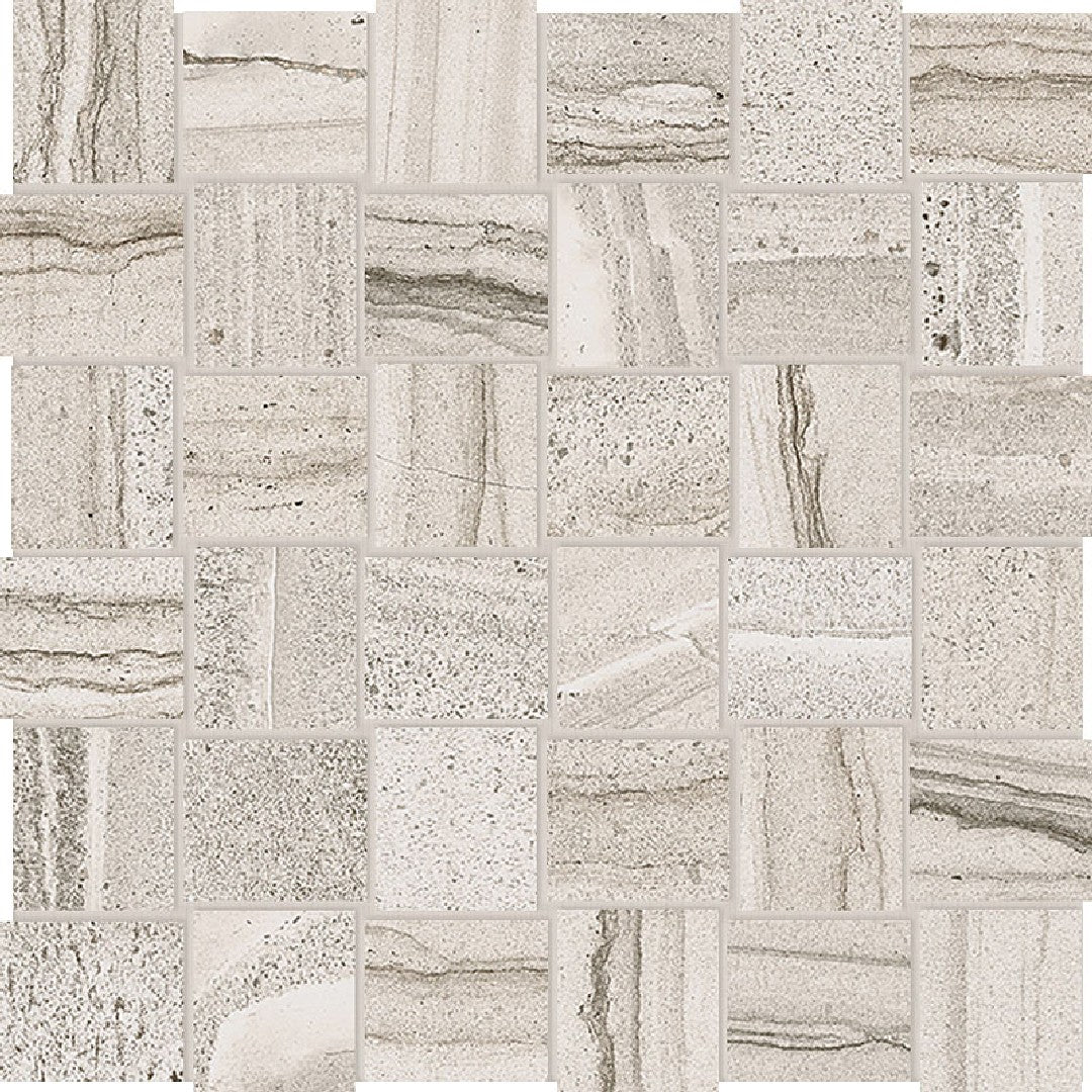Crossville 12" x 12" Amelia Matte Porcelain 2" Basketweave Mosaic