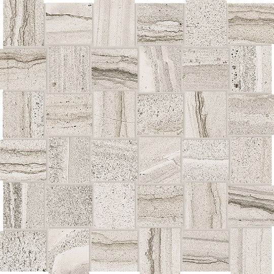 Crossville 12" x 12" Amelia Matte Porcelain 2" Basketweave Mosaic