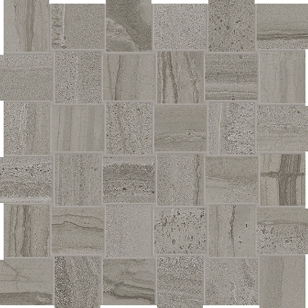Crossville 12" x 12" Amelia Matte Porcelain 2" Basketweave Mosaic