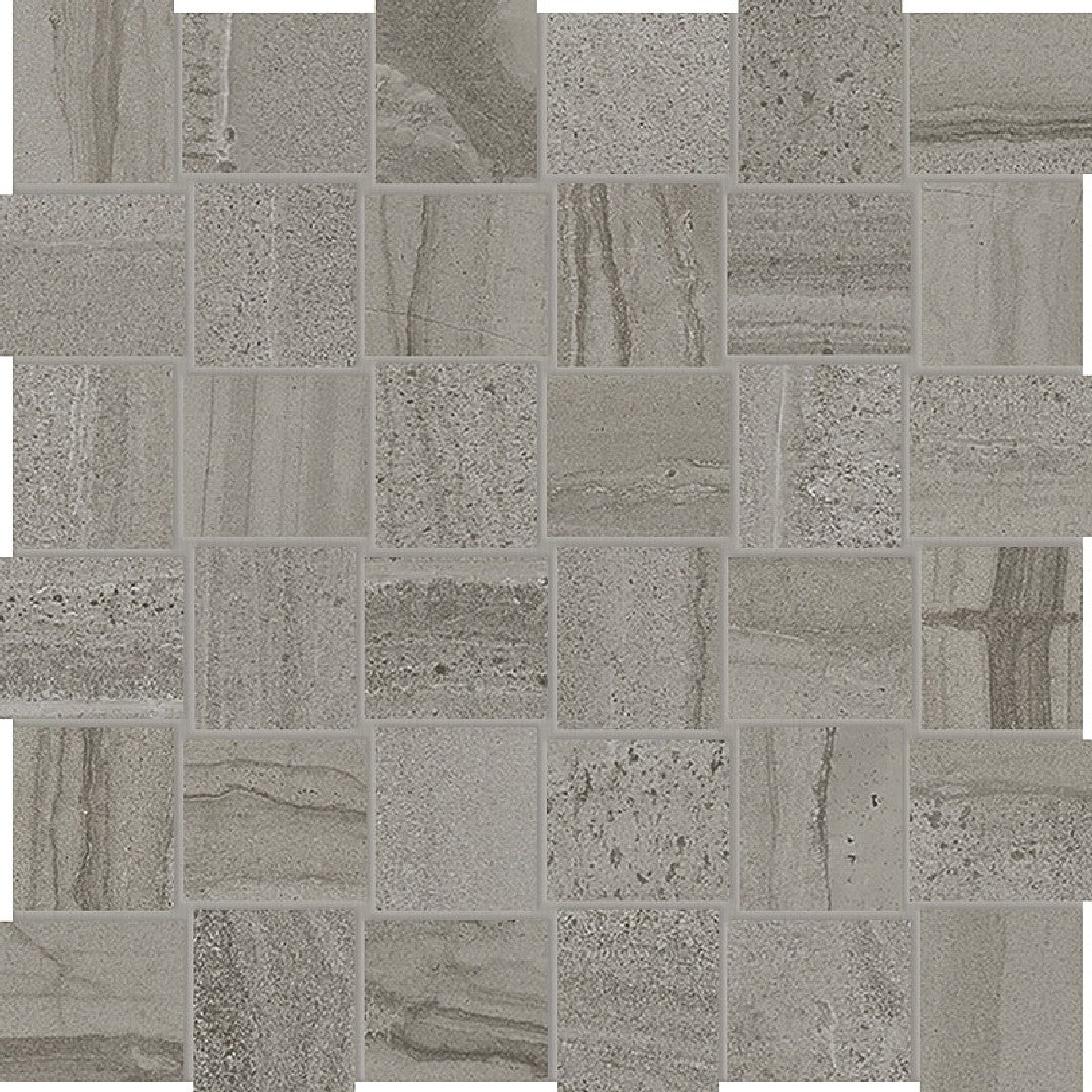 Crossville 12" x 12" Amelia Matte Porcelain 2" Basketweave Mosaic