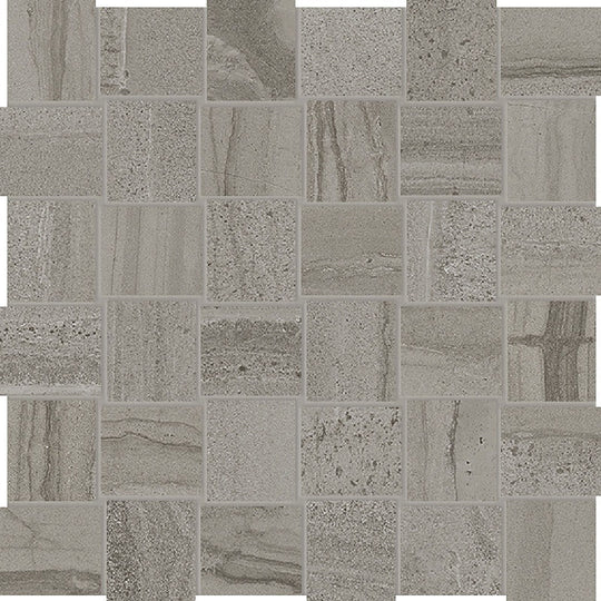 Crossville 12" x 12" Amelia Matte Porcelain 2" Basketweave Mosaic