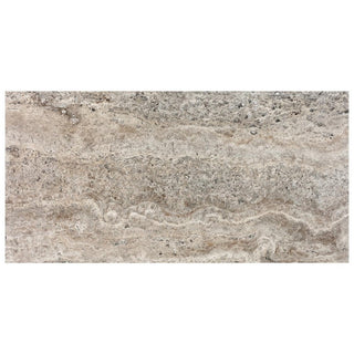 Anatolia 8" x 16" Natural Stone Brushed & Chiseled Travertine Tile