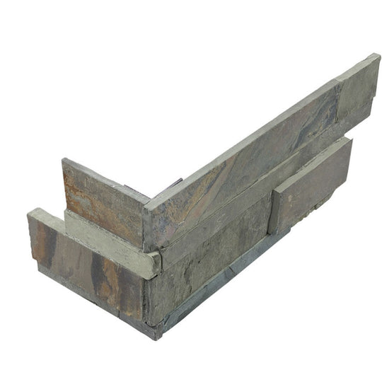 Crossville 6" x 18" Ledge Stone Textured Natural Stone Assembled Corner