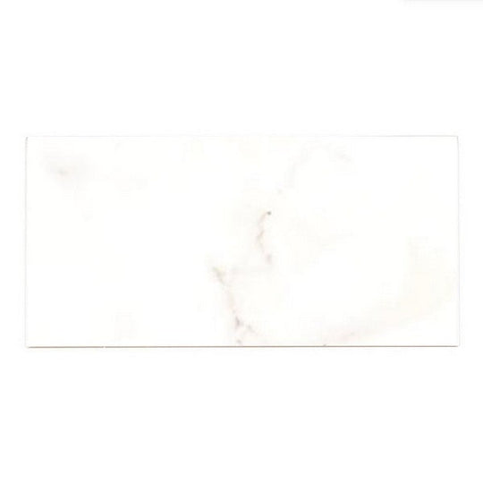 Tesoro 3" x 6" Classic Pressed Glossy Pocelain Bullnose