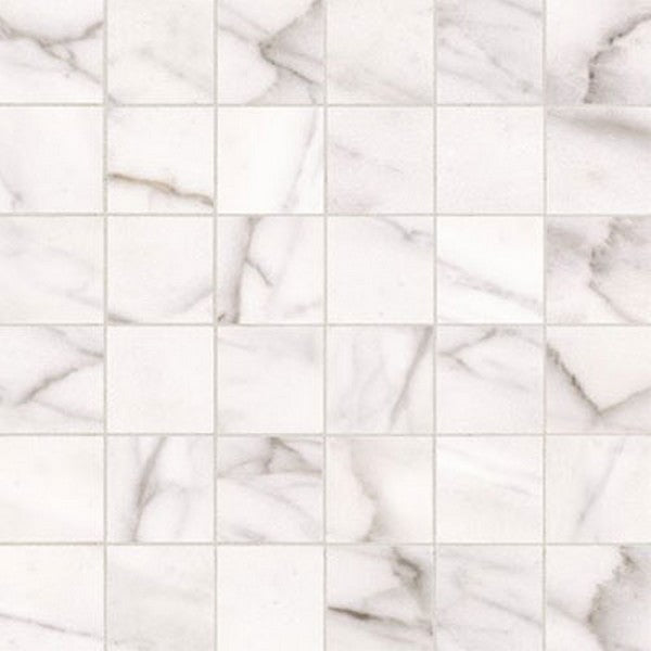 Tesoro 12" x 12" Classic Pressed Matte Pocelain 2" Mosaic