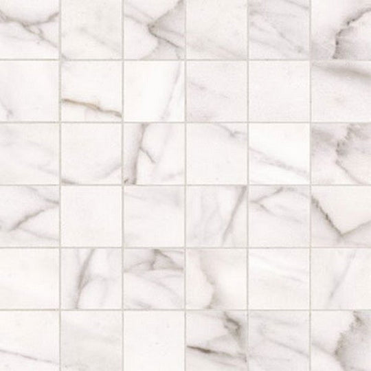 Tesoro 12" x 12" Classic Pressed Matte Pocelain 2" Mosaic