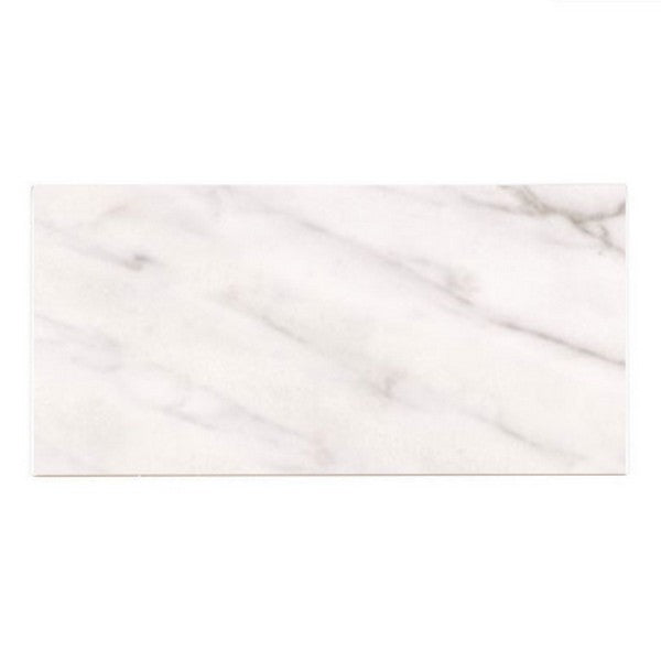 Tesoro 3" x 6" Classic Pressed Glossy Pocelain Bullnose