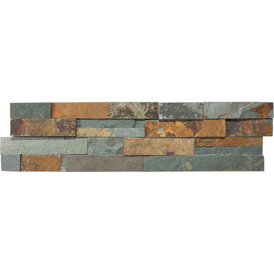 Tesoro 6" x 24" Ledgerstone Textured Natural Stone Ledger