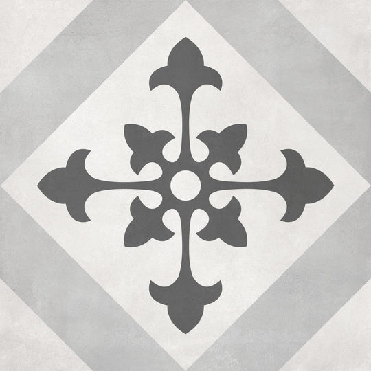 Tesoro 8" x 8" Form Pressed Matte Northstar Deco Porcelain Tile