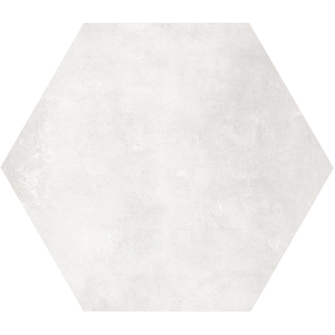 Tesoro 7" x 8" Form Pressed Matte Hexagon Porcelain Tile