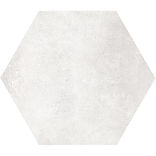 Tesoro 7" x 8" Form Pressed Matte Hexagon Porcelain Tile