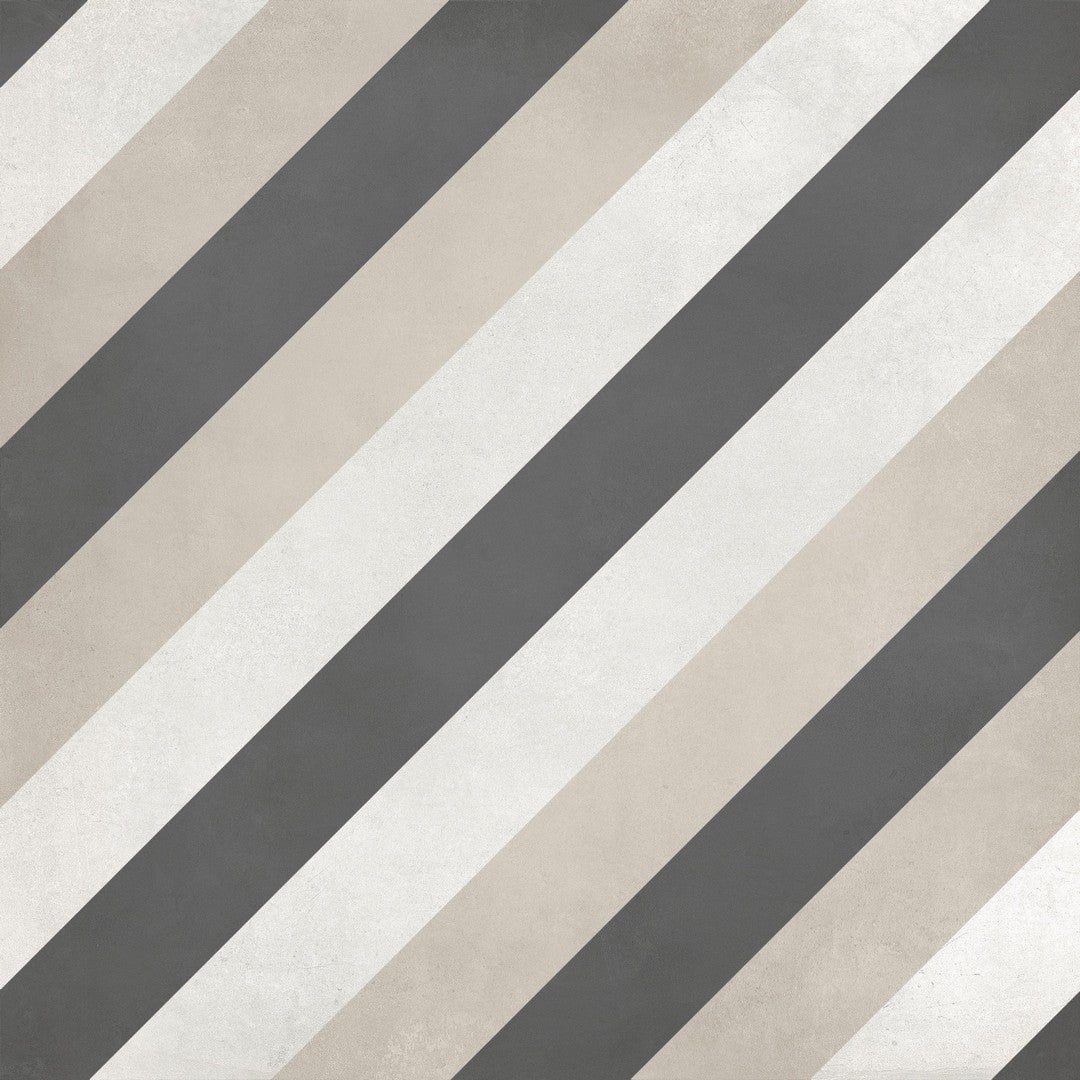 Tesoro 8" x 8" Form Pressed Matte Diamond Deco Porcelain Tile