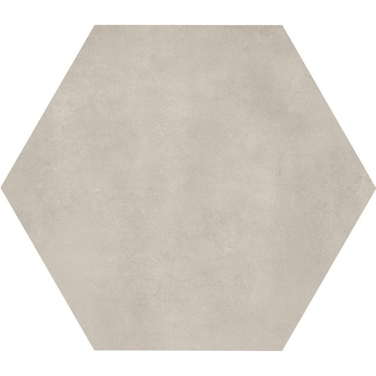 Tesoro 7" x 8" Form Pressed Matte Hexagon Porcelain Tile