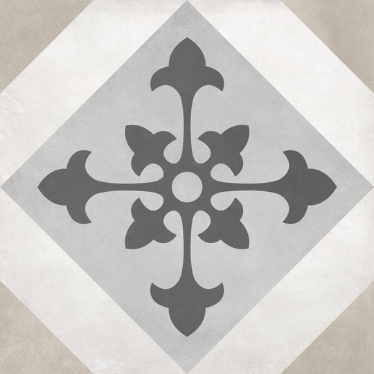 Tesoro 8" x 8" Form Pressed Matte Northstar Deco Porcelain Tile