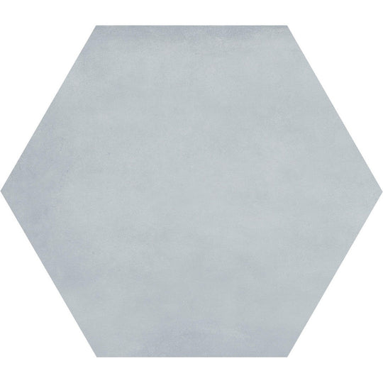 Tesoro 7" x 8" Form Pressed Matte Hexagon Porcelain Tile