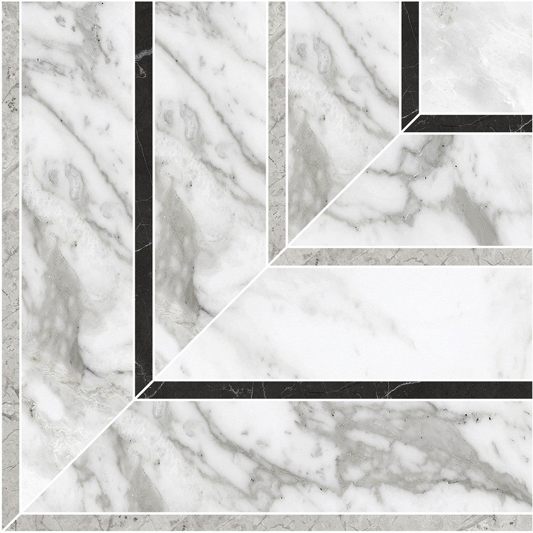 Tesoro 8" x 8" La Marca Rectified Matte Picco Porcelain Mosaic