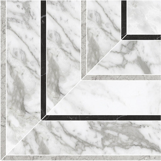 Tesoro 8" x 8" La Marca Rectified Matte Picco Porcelain Mosaic