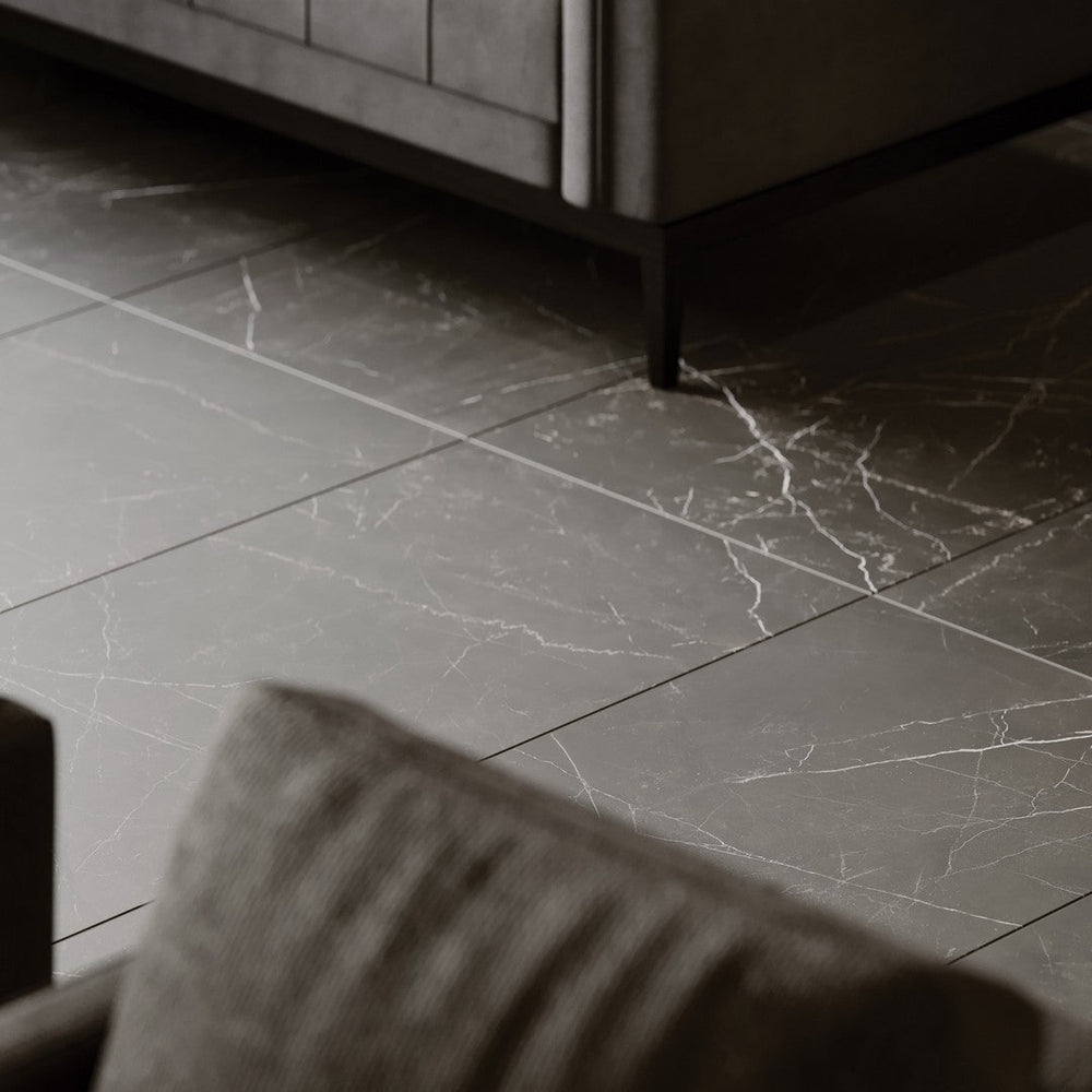 Tesoro-24-x-48-La-Marca-Rectified-Matte-Porcelain-Tile-Nero-Venato