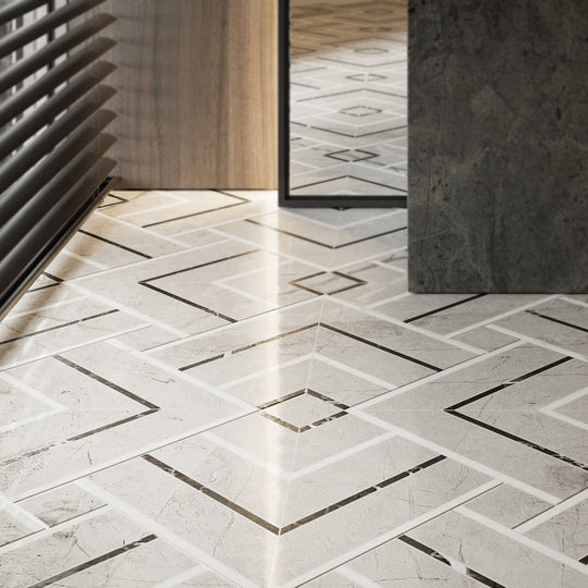 Tesoro-8-x-8-La-Marca-Rectified-Matte-Picco-Porcelain-Mosaic-Paradiso-Argento